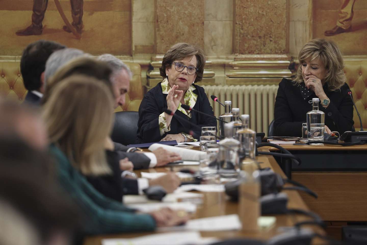 Ministra da Administração Interna Maria Lúcia Amaral ouvida na Comissão de Assuntos Constitucionais, Direitos, Liberdades e Garantias esta tarde na Assembleia da República em Lisboa, 16 de dezembro de 2025. MIGUEL A. LOPES/LUSA