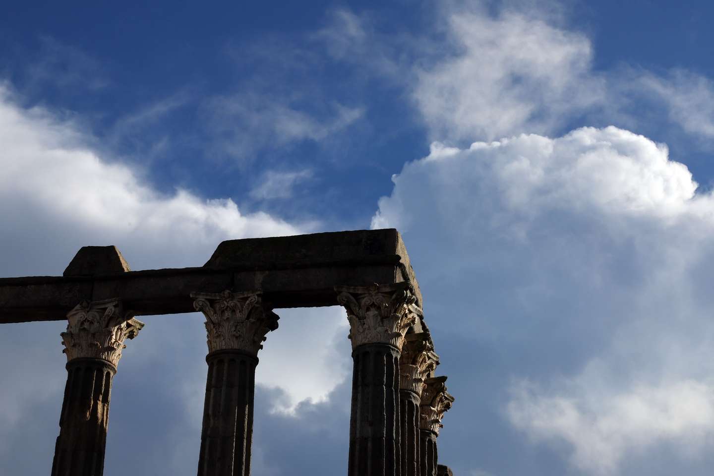 Templo Romano em Évora, cidade que foi escolhida para Capital Europeia da Cultura 2027. Évora, 09 de junho de 2021. (ACOMPANHA TEXTO DE 11 DE DEZEMBRO DE 2022). NUNO VEIGA/LUSA