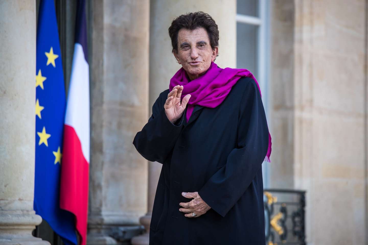 epa09835413 Jack Lang, president of the Arab World Institute of Paris, arrives at the Elysee Palace for a ceremony marking the 60 years since the signing of the Evian Accords in Paris, France, 19 March 2022. The Evian Accords treaty was signed on 18 March 1962 between France and the FLN (Algerian  National Front of Liberation). The Accords ended the 1954–1962 Algerian War with a formal cease-fire proclaimed for 19 March and started the full independence of Algeria from France.  EPA/CHRISTOPHE PETIT TESSON