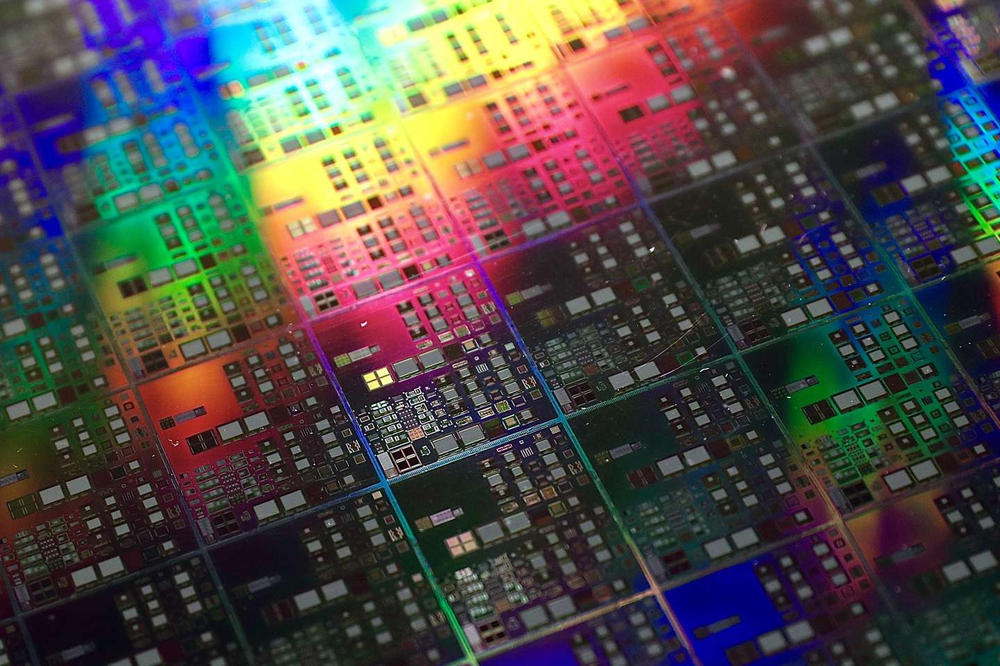 epa10187813 Silicon wafer semiconductors are on display at a Science park in Hsinchu county, Taiwan, 16 September 2022. Taiwan Semiconductor companies provide more than 60 percent of all orders around the world.  EPA/RITCHIE B. TONGO