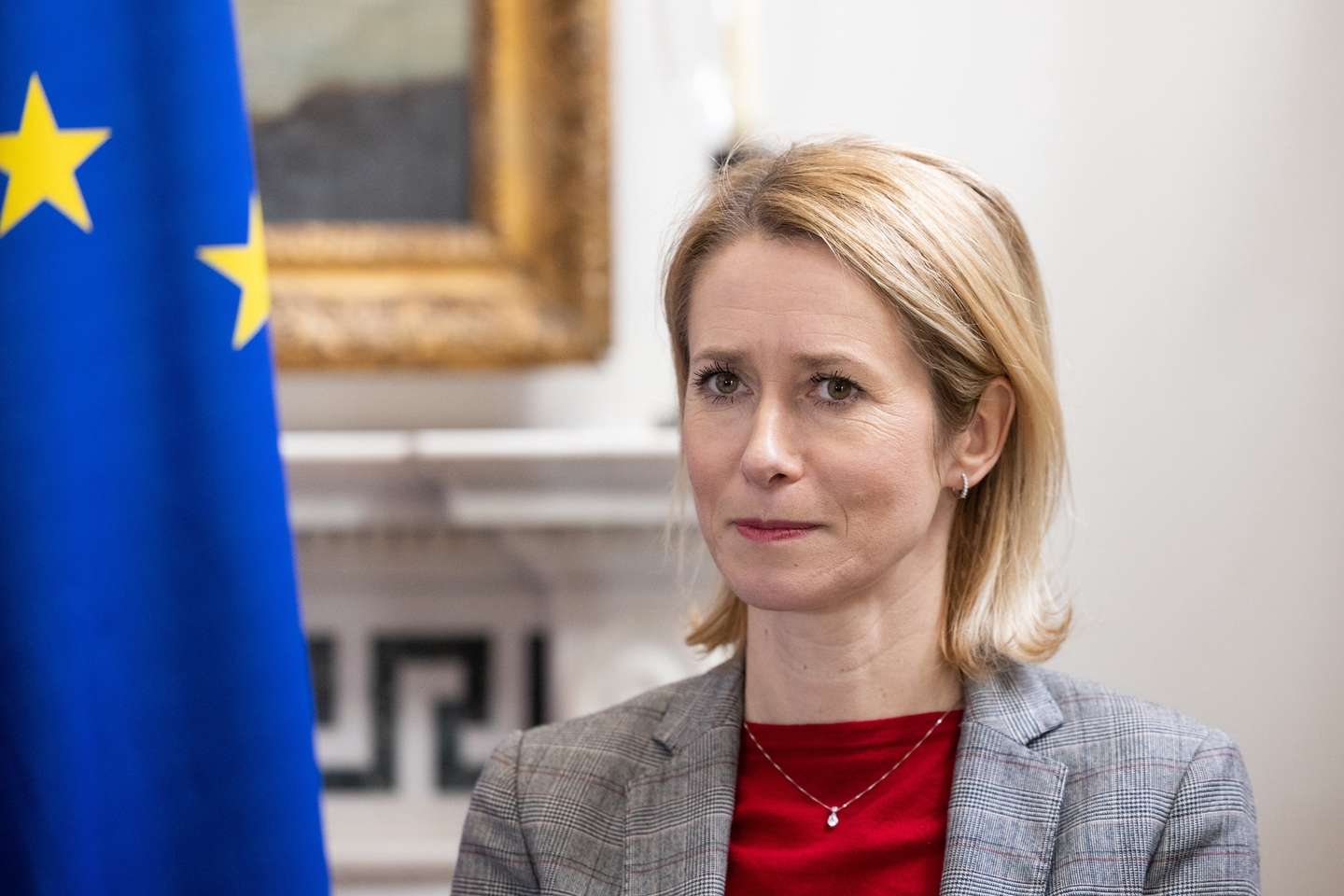 epa11971743 European Commission Vice-President and High Representative of the Union for Foreign Affairs and Security Policy, Kaja Kallas looks on prior to a meeting with British Foreign Secretary David Lammy (not pictured) in London, Britain, 18 March 2025. Lammy and Kallas, will review innovative initiatives to collectively step up European defense funding and bolster military readiness.  EPA/CHRIS RATCLIFFE / POOL
