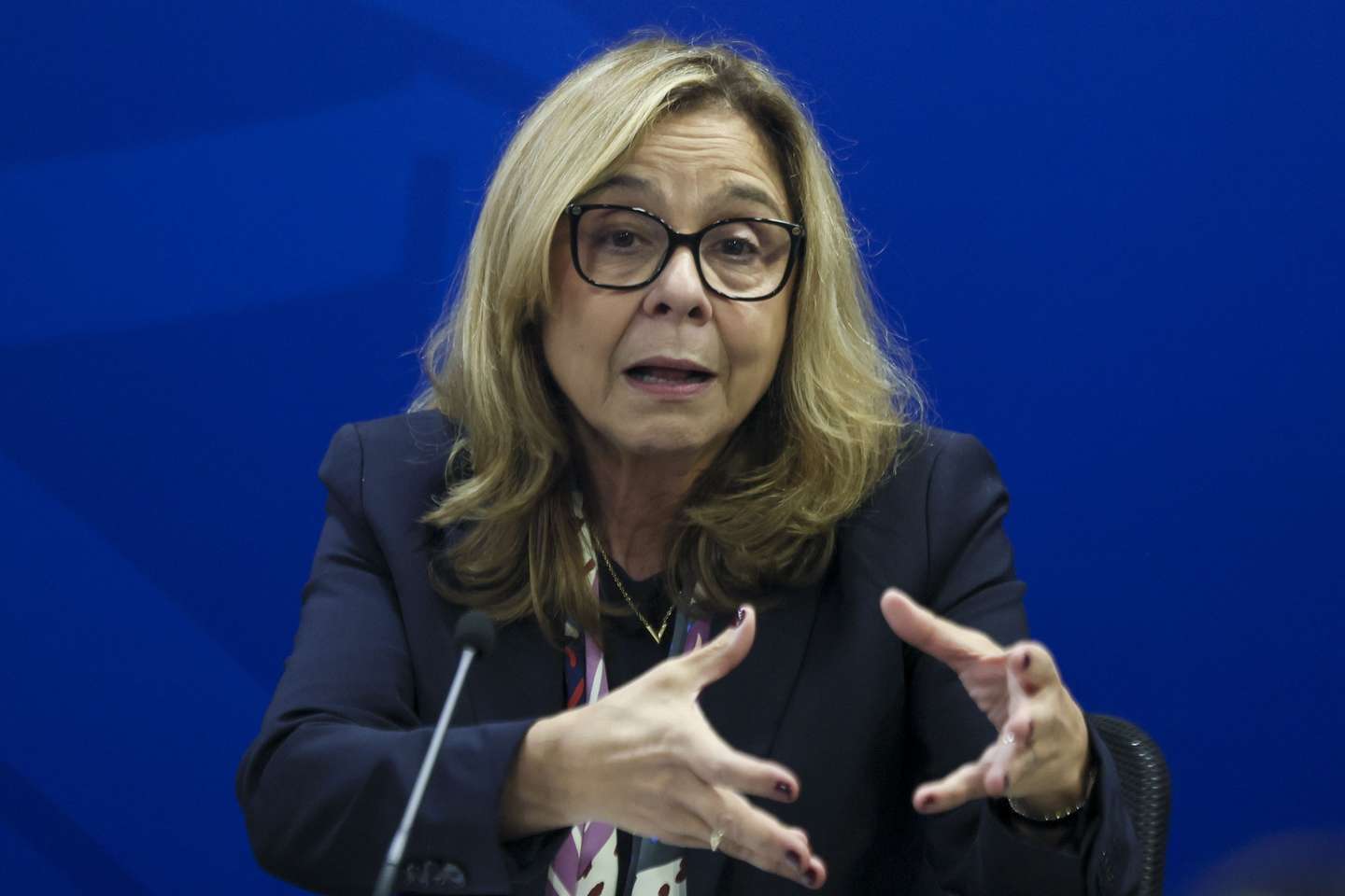 A ministra da Saúde, Ana Paula Martins, participa numa conferência de imprensa sobre o aumento da atividade gripal, promovida pelo Ministério da Saúde, Direção Executiva do SNS e a Direção Geral da Saúde, no ministério da Saúde, em Lisboa, 08 dezembro 2025. MANUEL DE ALMEIDA/LUSA