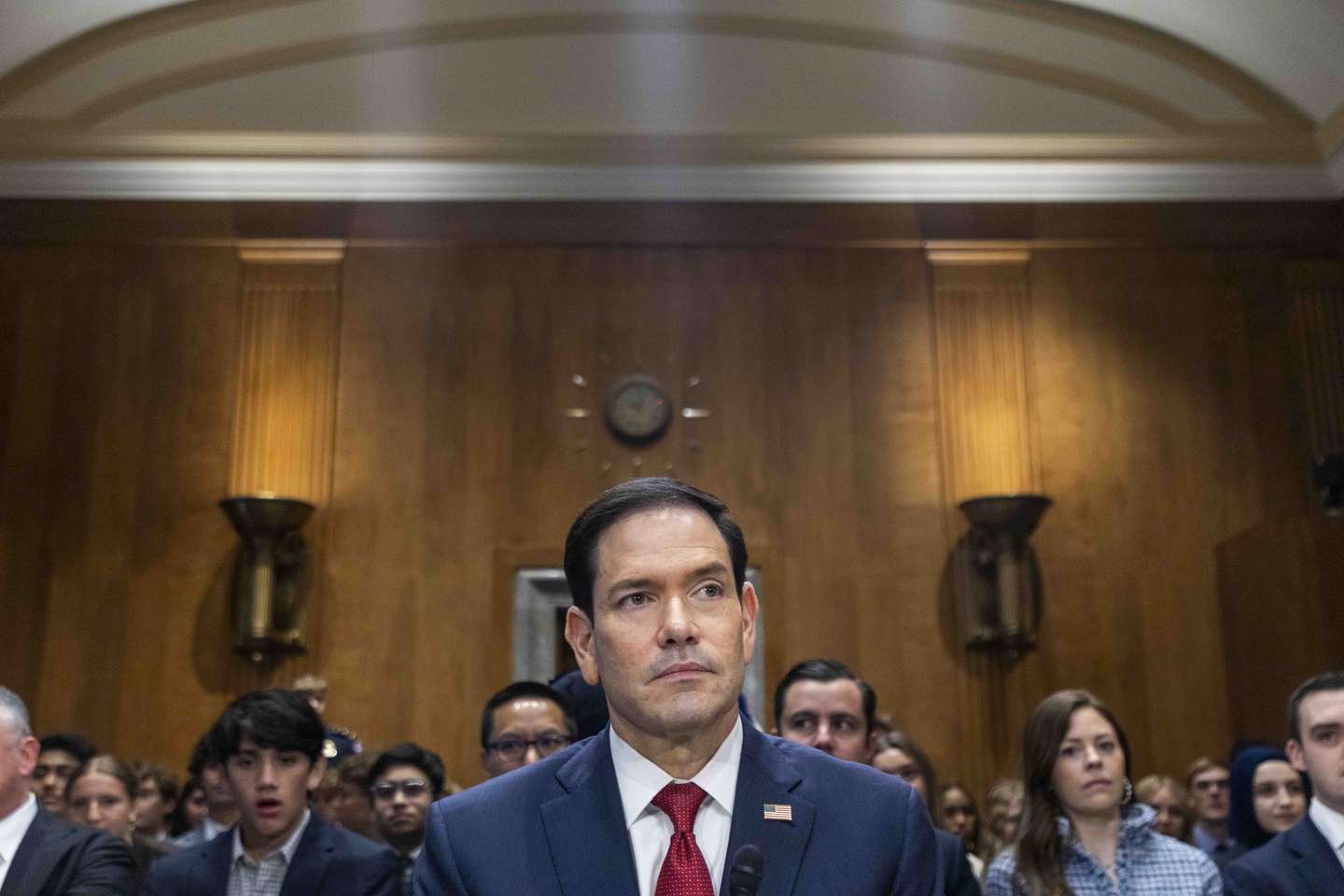 epa13011641 US Secretary of State Marco Rubio testifies before the Senate Foreign Relations Committee hearing on the FY27 Department of State Budget Request on Capitol Hill in Washington, DC, USA, 02 June 2026. Secretary Rubiotestified before the Senate for the first time since the start of the Iran war.  EPA/SHAWN THEW