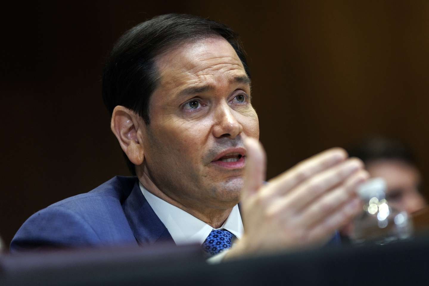 epa13014065 US Secretary of State Marco Rubio testifies before the Senate Committee on Appropriations, Subcommittee on State, Foreign Operations, and Related Programs on the fiscal year 2027 Department of State budget request at the US Capitol, in Washington, DC, USA, 03 June 2026. The hearing examines a proposed budget estimate for fiscal year 2027 for the Department of State.  EPA/WILL OLIVER