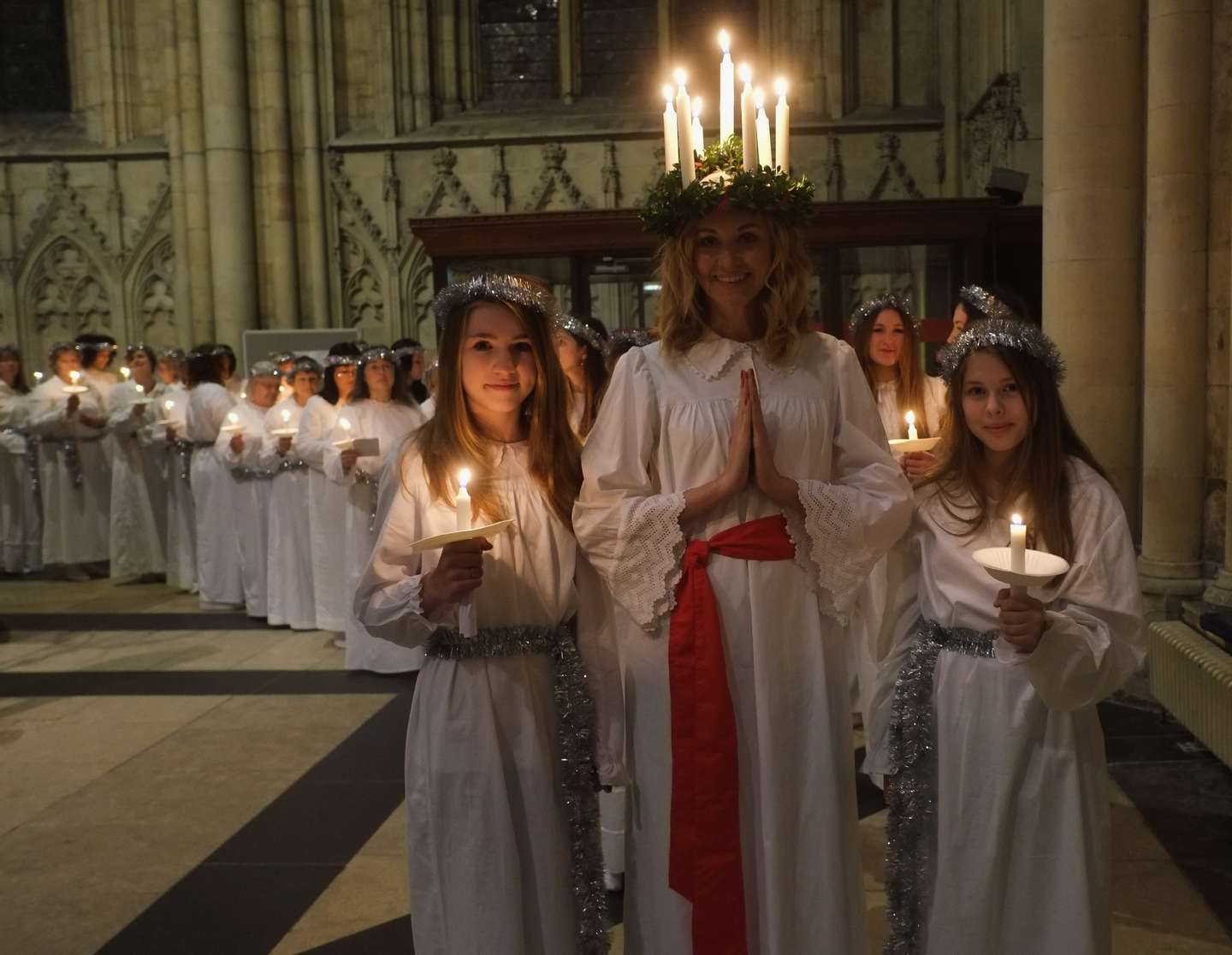 Swedish Festival Of Light Celebrated At York Minster