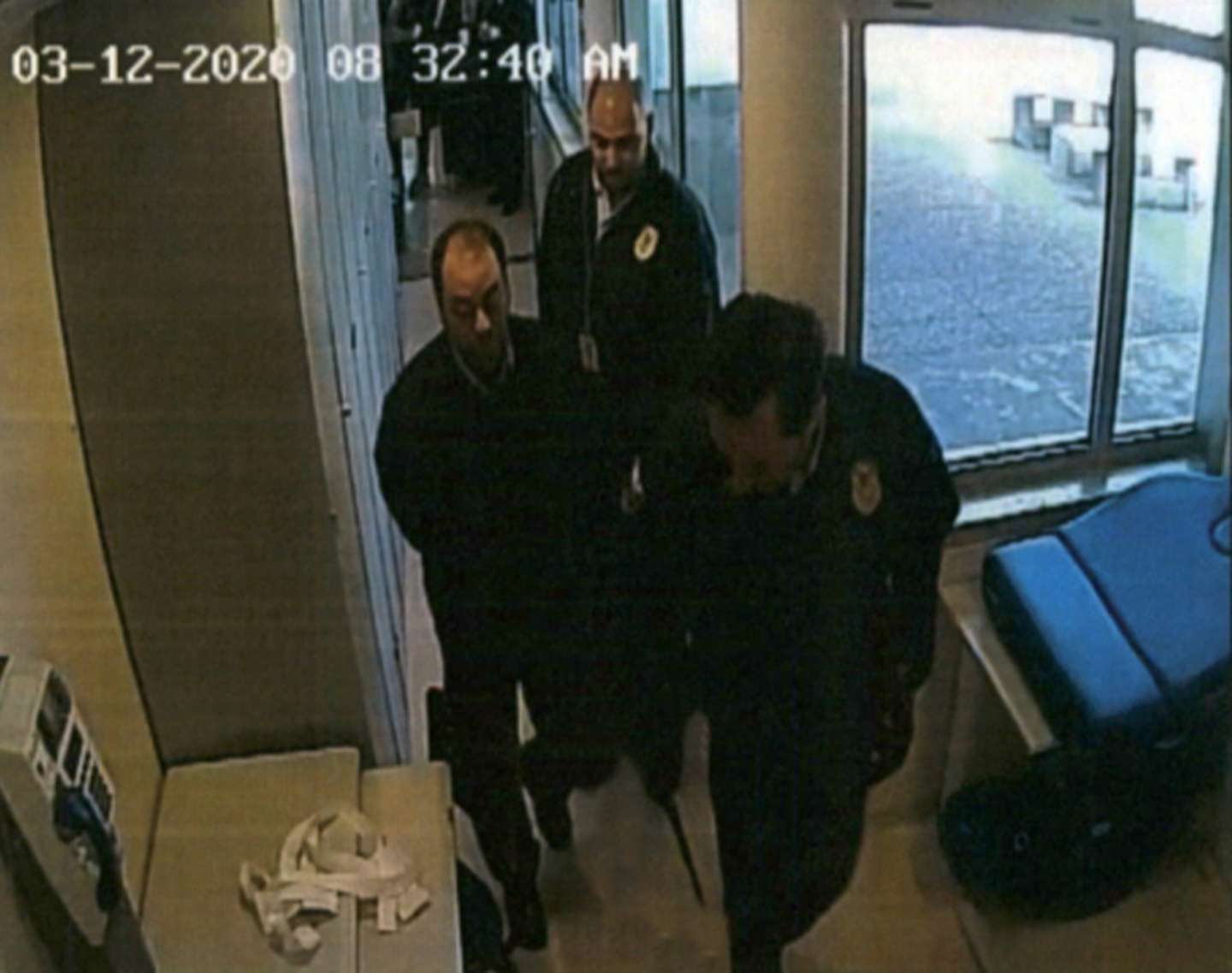 Ihor Homeniuk no aeroporto