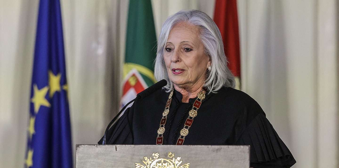 A procuradora-geral da República, Lucília Gago, intervém na cerimónia de abertura do ano judicial no Salão Nobre do Supremo Tribunal de Justiça, em Lisboa, 10 de janeiro de 2023. A cerimónia é organizada pelo Supremo Tribunal de Justiça, pela Procuradoria-Geral da República e pela Ordem dos Advogados. MIGUEL A. LOPES/LUSA