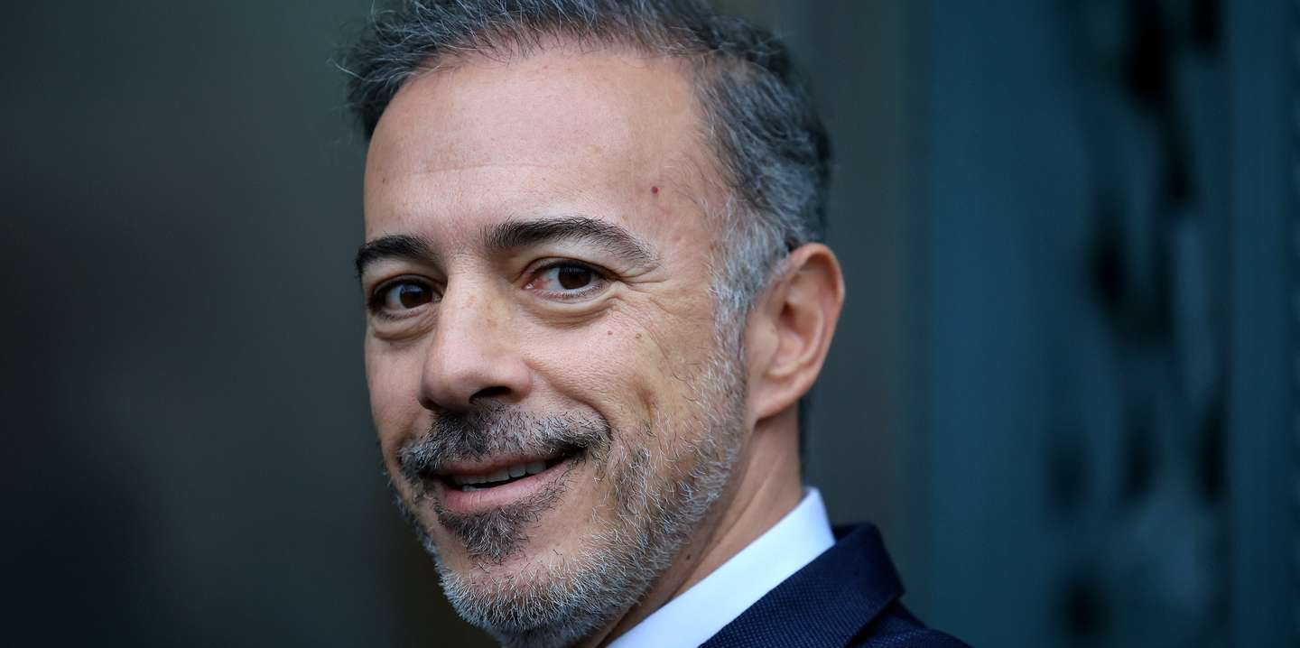 O ministro dos Assuntos Parlamentares, Pedro Duarte, na cerimónia de entrega do Prémio Manuel António da Mota na Alfândega do Porto, 24 de novembro 2024. ESTELA SILVA/LUSA