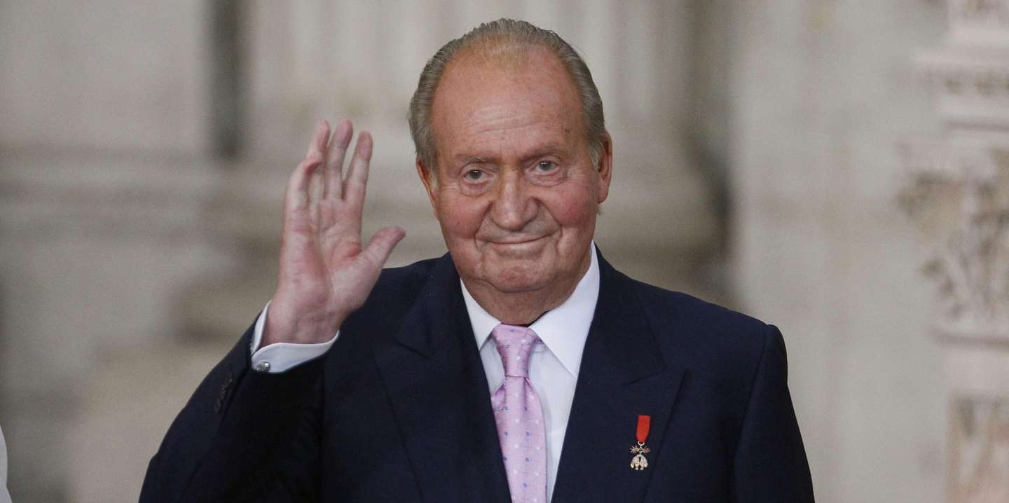 Dom Juan Carlos no dia em que assinou a sua abdicação, a 18 de junho de 2014. Felipe VI seria proclamado Rei no dia seguinte