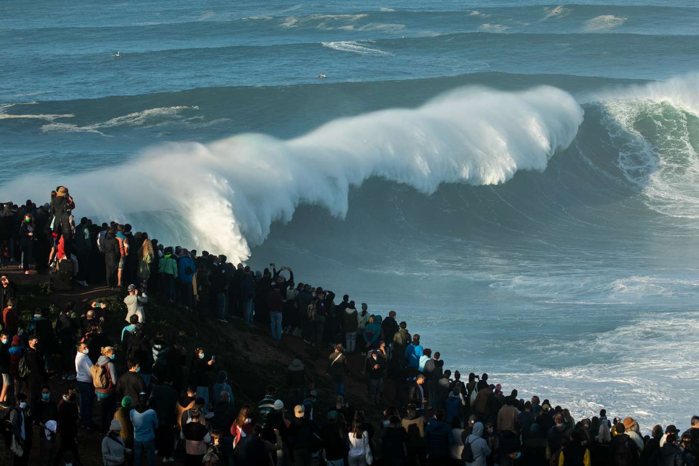Praia do Norte, na Nazaré