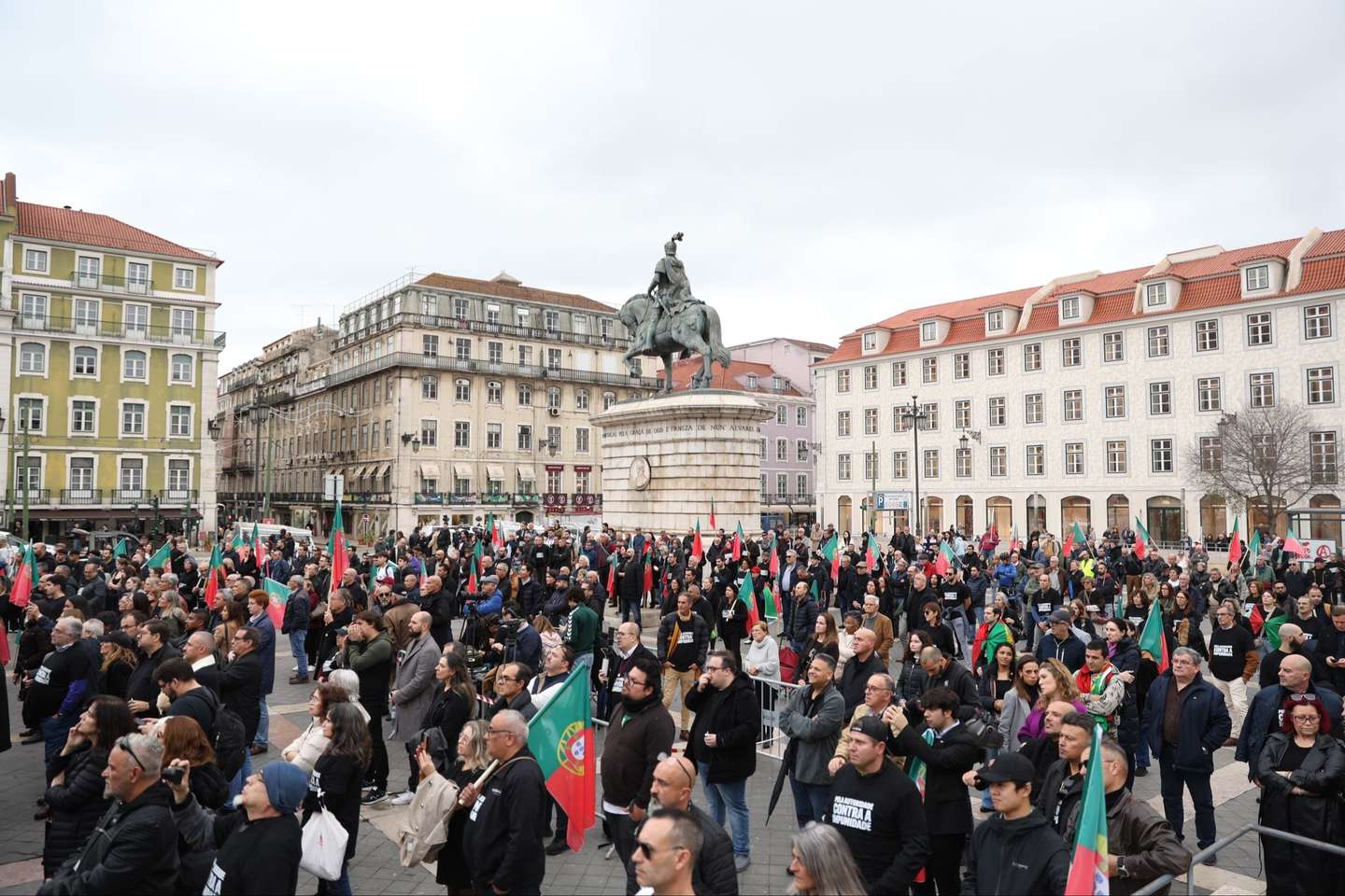 Vigília do Chega “Pela autoridade e contra a impunidade”. Lisboa, 11 de janeiro de 2025