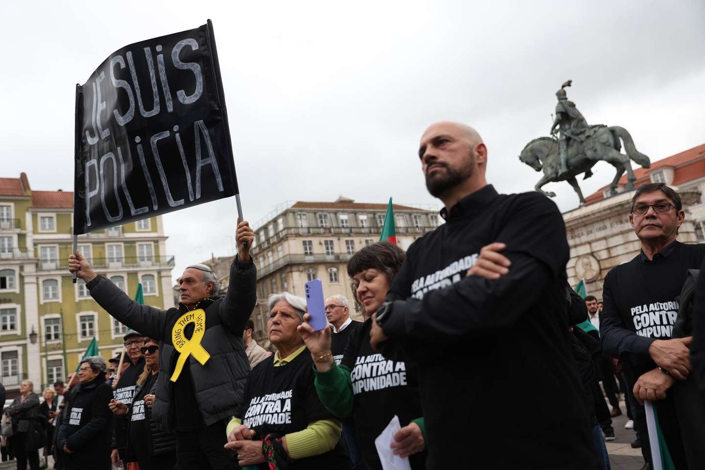 Vigília do Chega “Pela autoridade e contra a impunidade”. Lisboa, 11 de janeiro de 2025