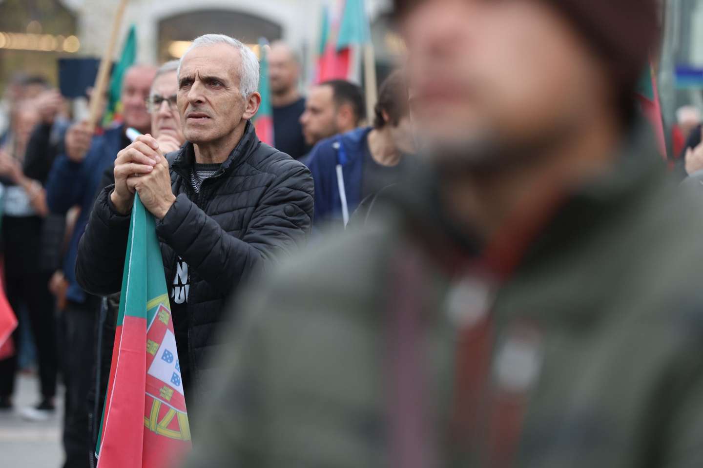 Vigília do Chega “Pela autoridade e contra a impunidade”. Lisboa, 11 de janeiro de 2025