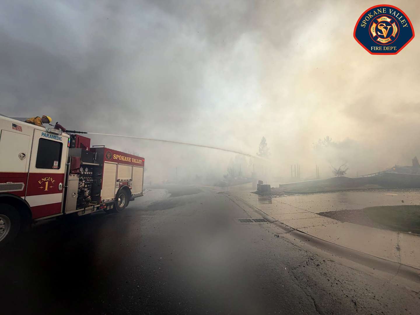 Incêndio florestal em Spokane, EUA
