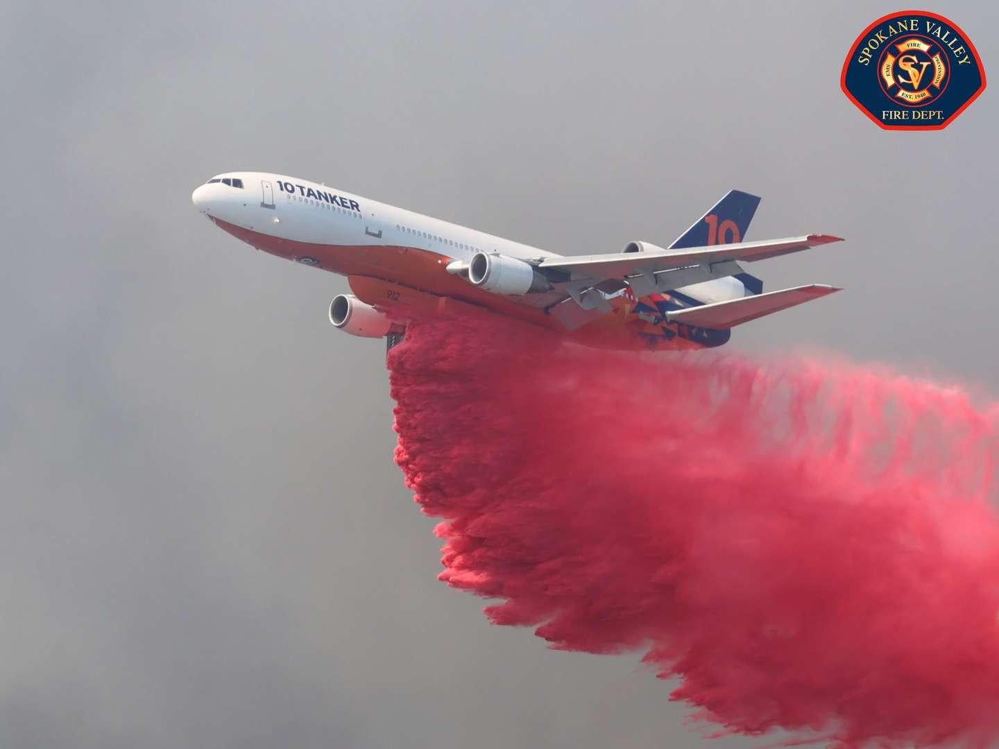 Incêndio florestal em Spokane, EUA
