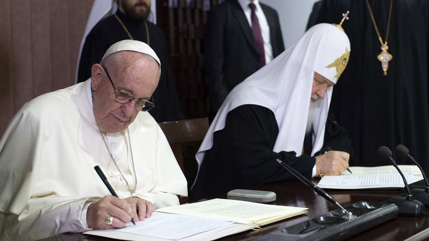 Rencontre du pape François et du patriarche orthodoxe Kirill - Cuba