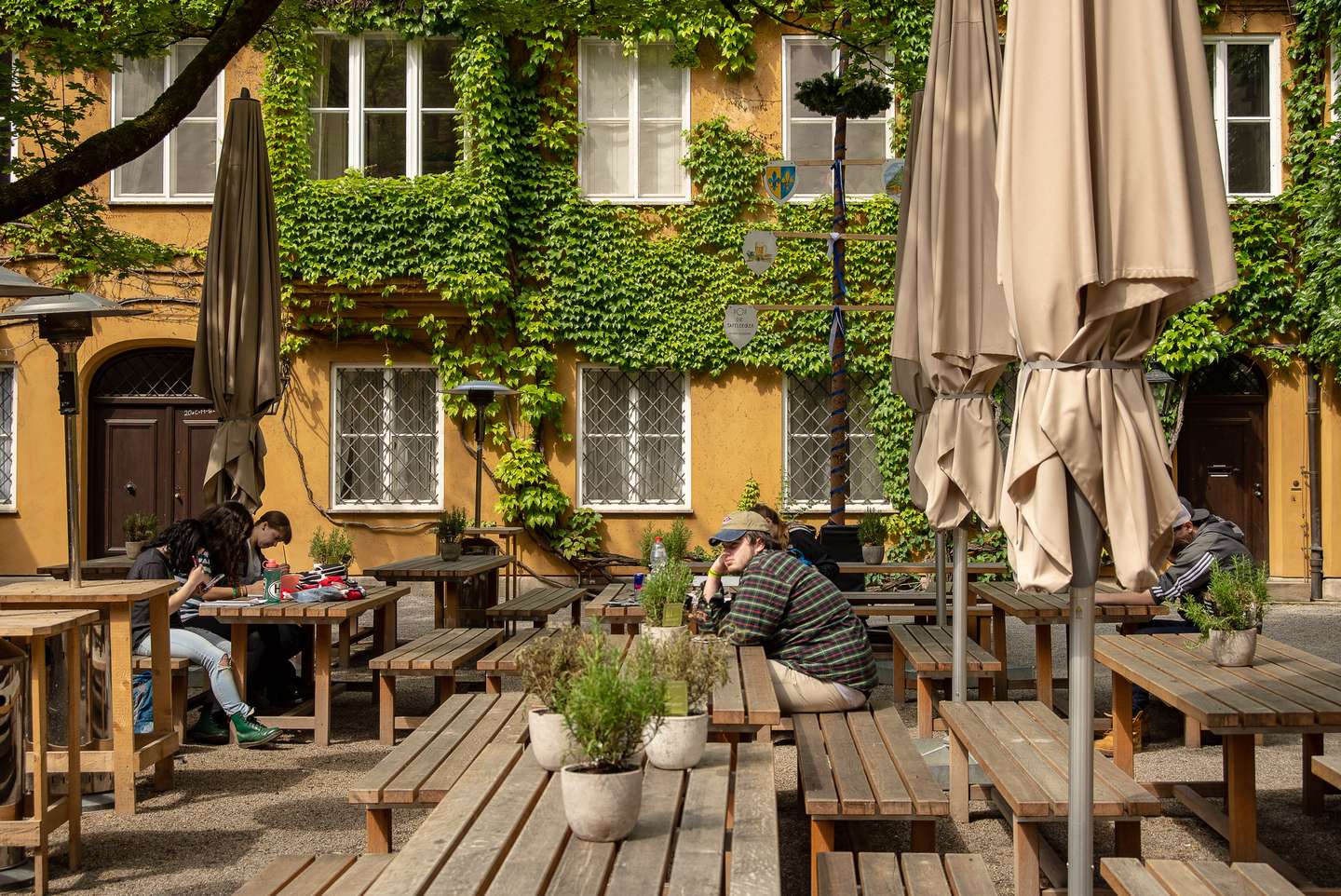 Bairro Fuggerei, na cidade alemã de Augsburg