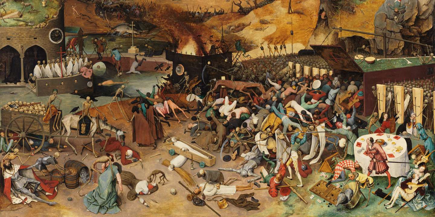 “O triunfo da morte” (c.1562), por Pieter Brueghel o Velho