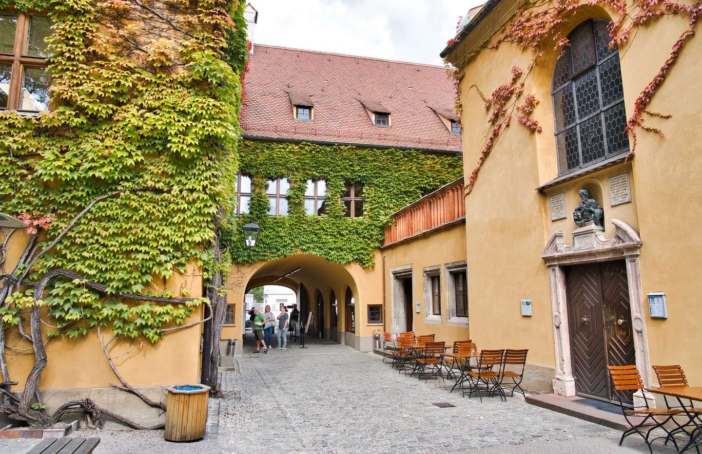 The Fuggerei in Augsburg, Germany