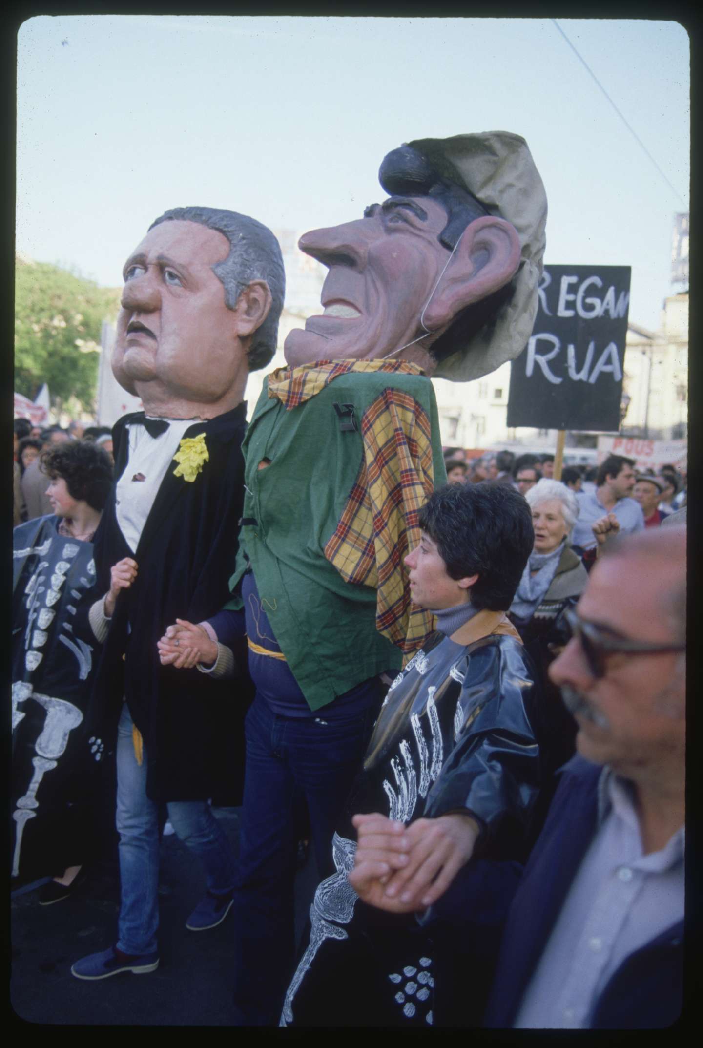 Anti-Reagan Demonstration of the Portuguese Communist Party