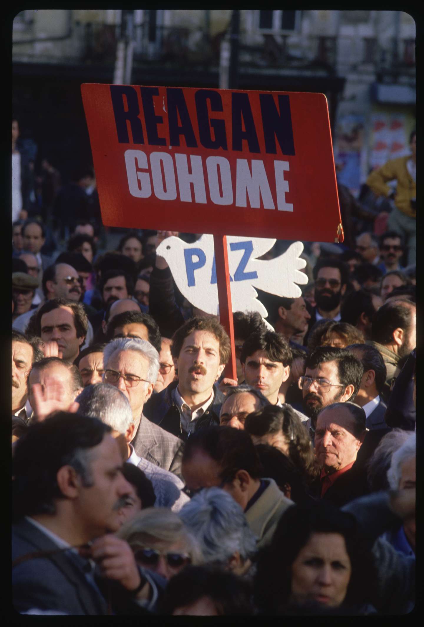 Anti-Reagan Demonstration of the Portuguese Communist Party