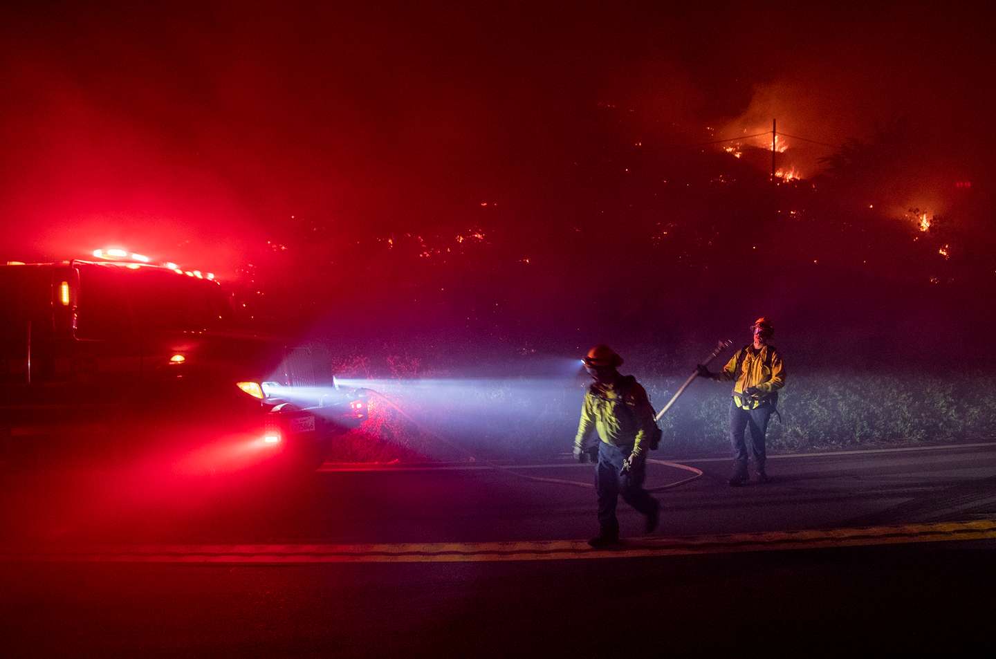 Colorado fire breaks out in Big Sur