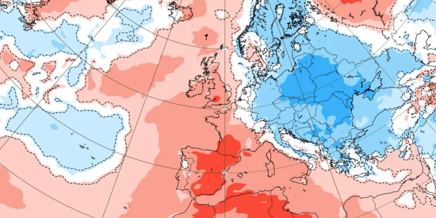 O tempo entre dia 20 e 27 deste mês, com Portugal a escapar à onda de calor espanhola: o mapa já a curto prazo e fiável