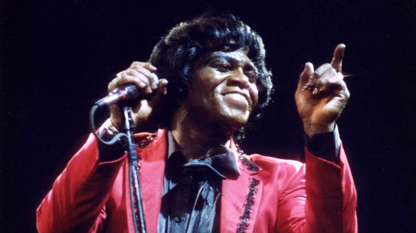 James Brown Performs At Wembley Arena in London