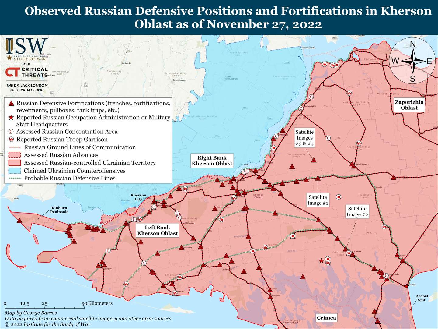 mapa ISW