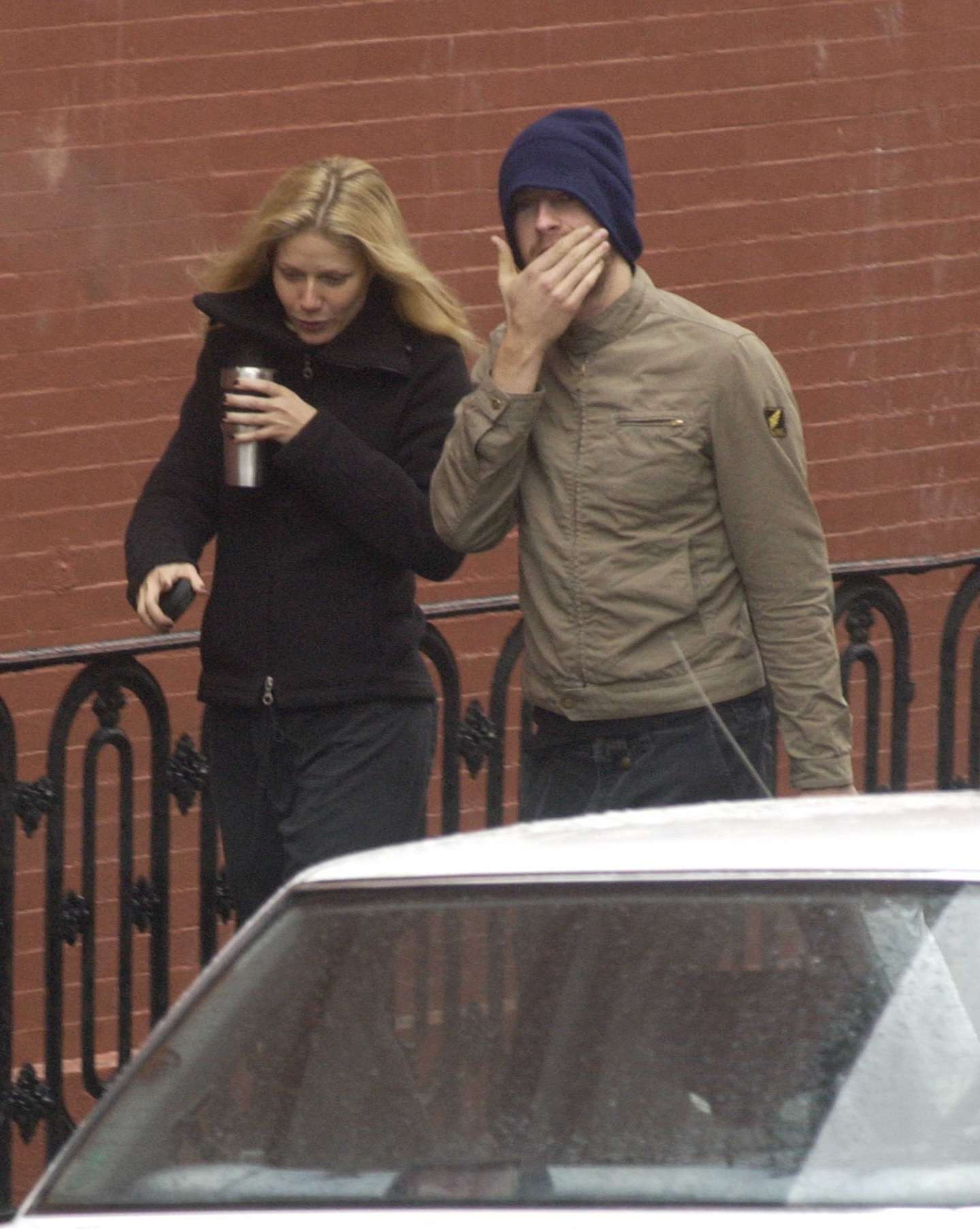 Gwyneth Paltrow And Boyfriend Chris Martin In New York