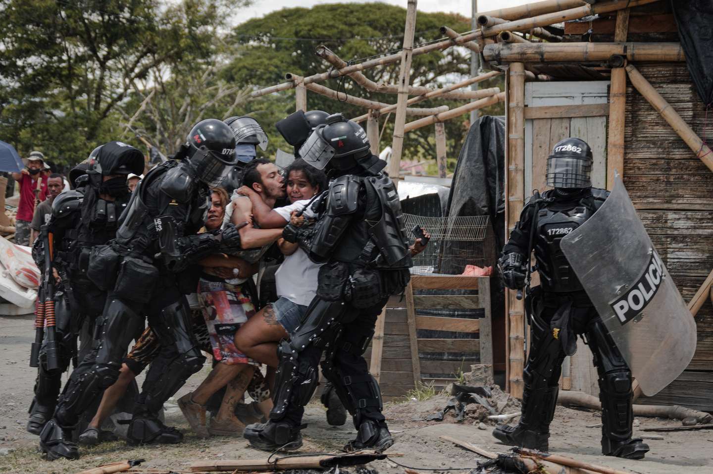 Singles San Isidro Settlement Eviction Vladimir Encina, Colombia