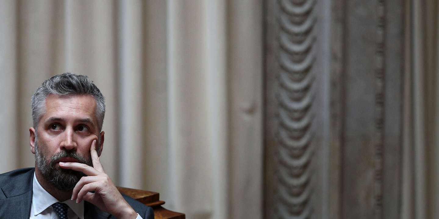 Moção de censura ao Governo promovida pelo partido Chega na Assembleia da República. Ministro das Infraestruturas e da Habitação Pedro Nuno Santos Lisboa, 06 de Julho de 2022. FILIPE AMORIM/OBSERVADOR