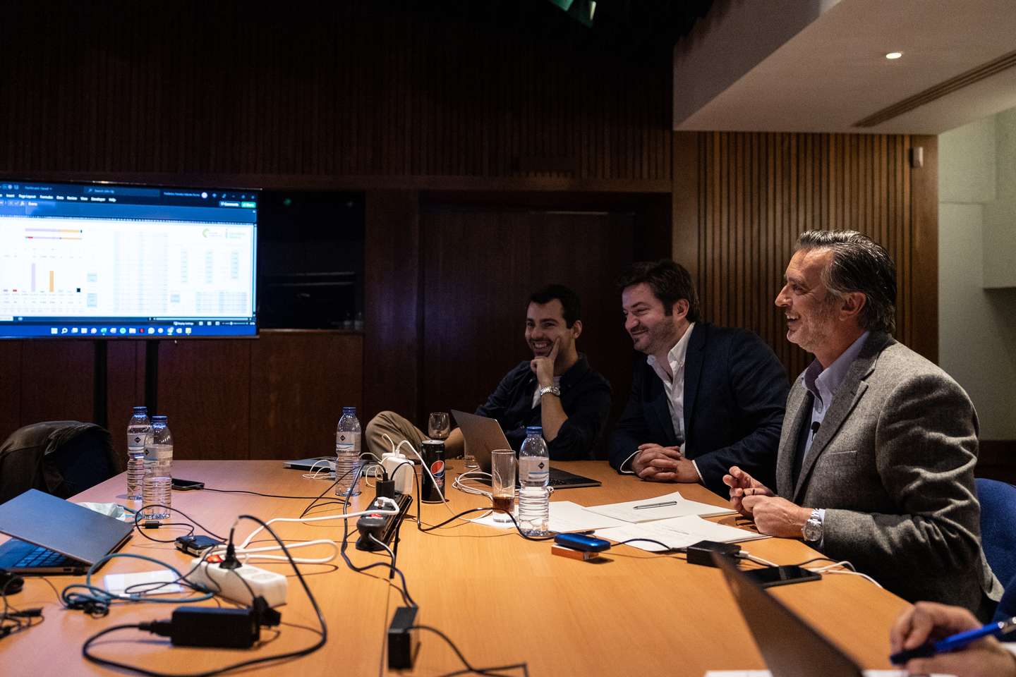 Os bastidores das eleições na sede de campanha da Iniciativa Liberal com João Cotrim de Figueiredo, líder do partido. Lisboa, 30 de janeiro de 2022. (JOÃO PEDRO MORAIS/OBSERVADOR)