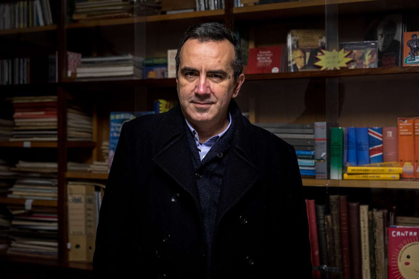 Reportagem na Academia de Amadores de Música, na Rua Nova da Trindade, onde se encontram sediados há bastantes anos. Neste momento, receberam a informaçõa que vão ter de abandonar o espaço e procurar uma nova casa. Na fotografia, Pedro Martins Barata, presidente da direção administrativa da Academia. 24 de Fevereiro de 2022 Academia de Amadores de Música, Lisboa FRANCISCO ROMÃO PEREIRA/OBSERVADOR