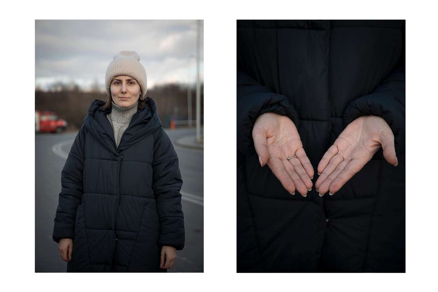 Reportagem na fronteira da Eslováquia com a Ucrânia onde os refugiados estão a ser recebidos por voluntários de todo o mundo. A Rússia, a mando do seu presidente, Vladimir Putin, invadiu a Ucrânia no passado dia 24 de fevereiro de 2022. Eslováquia, Ucrânia, 8 de março de 2022. JOÃO PORFÍRIO/OBSERVADOR