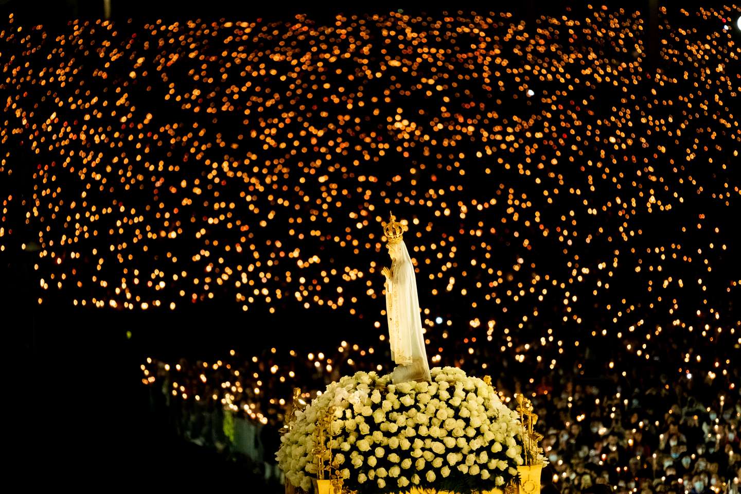 Leiria, 12/05/2022. Peregrinação Aniversária ao Santuário de Fátima. (Rui Miguel Pedrosa / Observador)