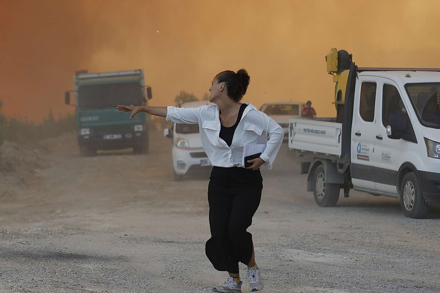 Forest fire in Turkey's Antalya