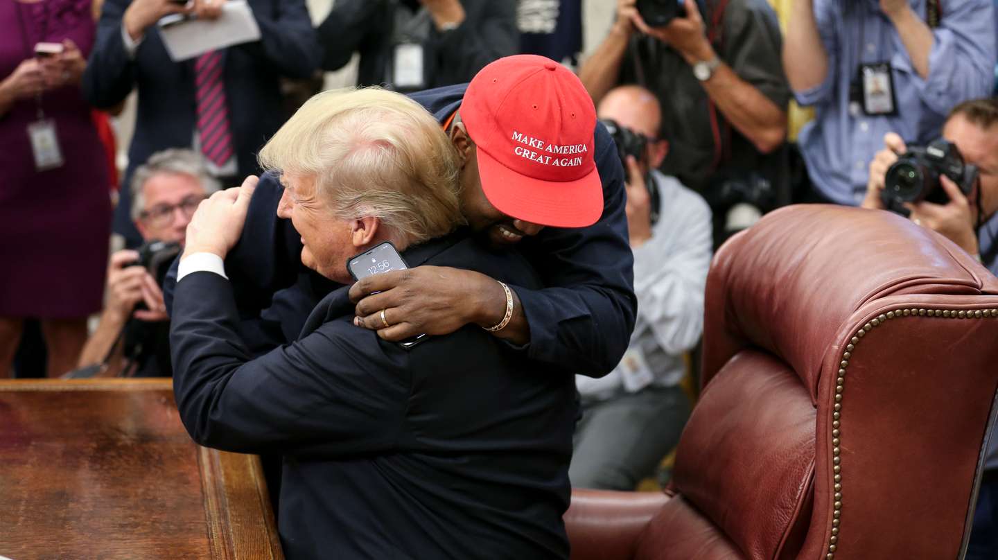 President Trump Hosts Kanye West And Former Football Player Jim Brown At The White House