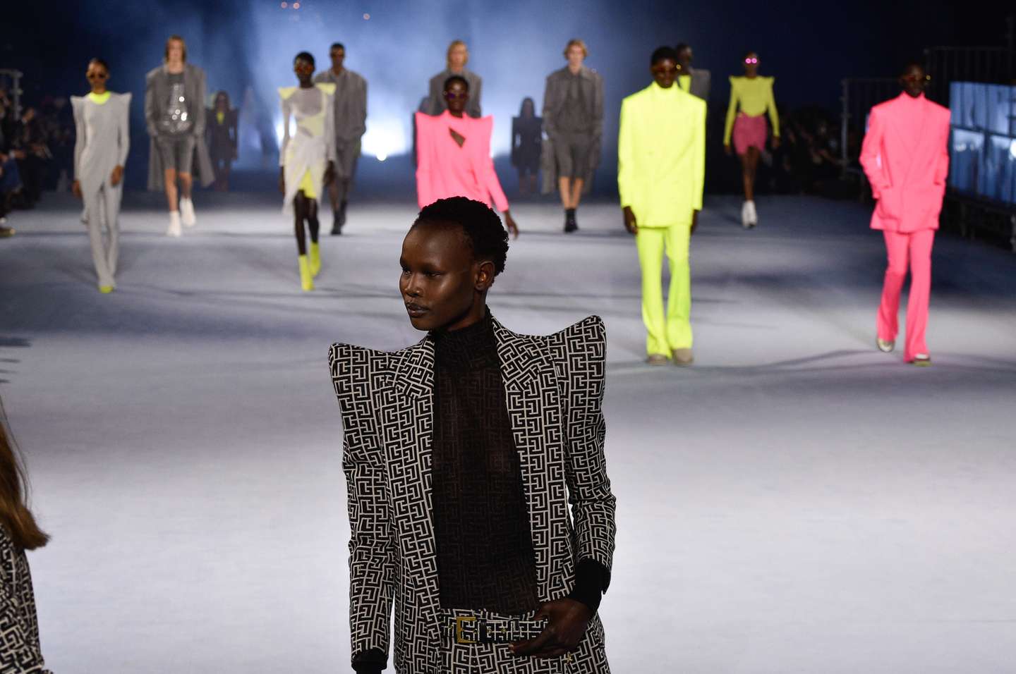 Balmain : Runway - Paris Fashion Week - Womenswear Spring Summer 2021