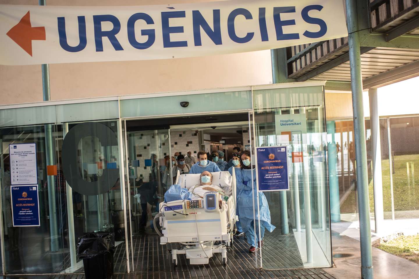 Barcelona Hospital Takes Recovering Coronavirus Patients To The Seaside
