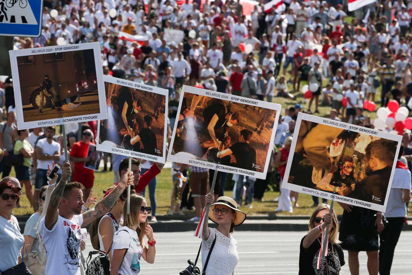 Opposition rally in Minsk, Belarus