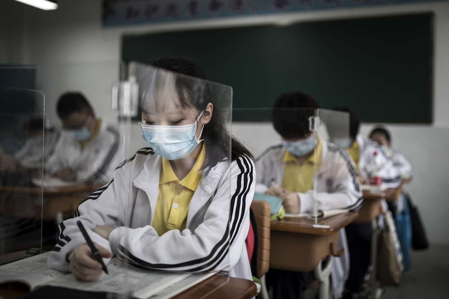 Senior High School Graduation Class Reopen In Wuhan After Months-Long Lockdown