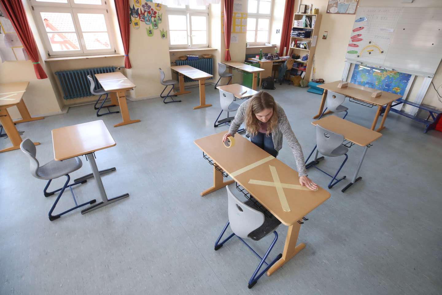 Schools Prepare To Reopen As Coronavirus Restrictions Ease