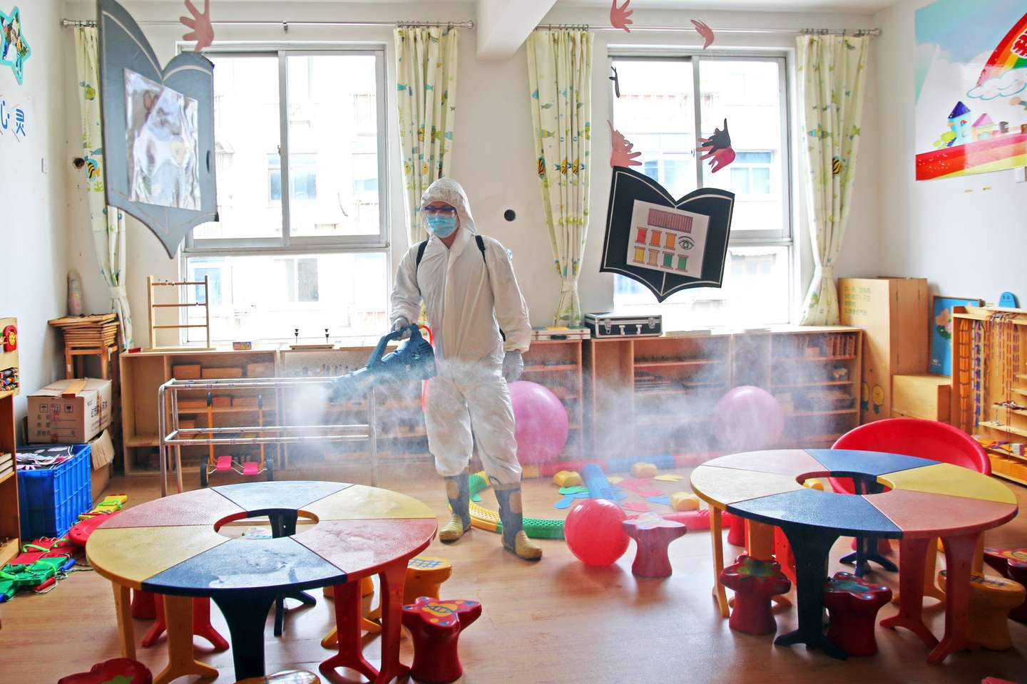 School Disinfection Prepare Reopen