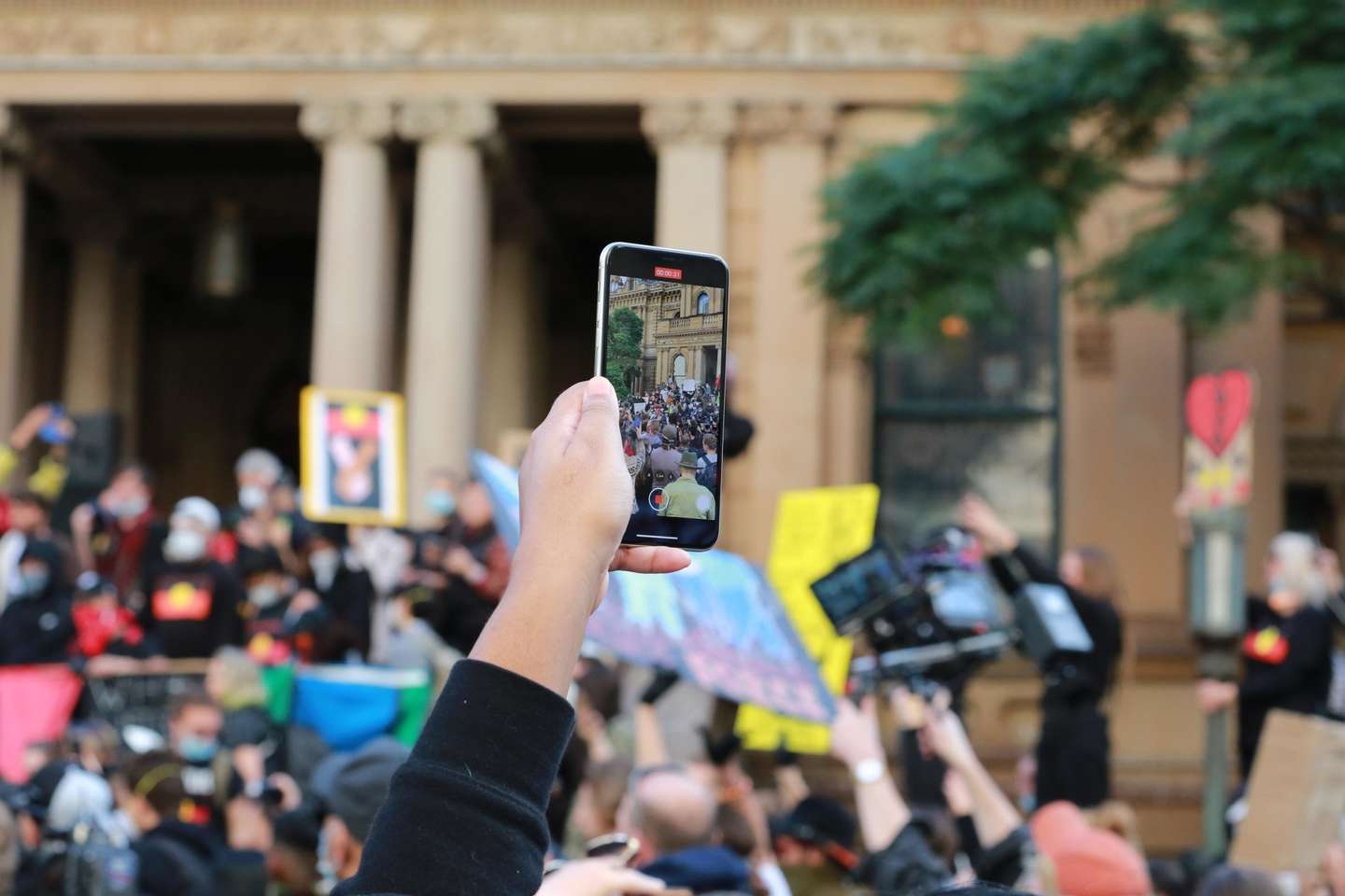 Australians Rally In Solidarity With Black Lives Matter Movement