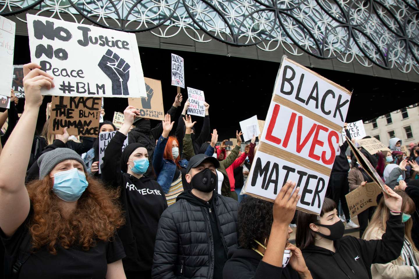 Black Lives Matter Demonstration In Birmingham