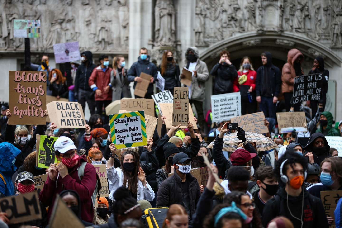 Black Lives Matter Demonstrations In UK Continue Into The Weekend