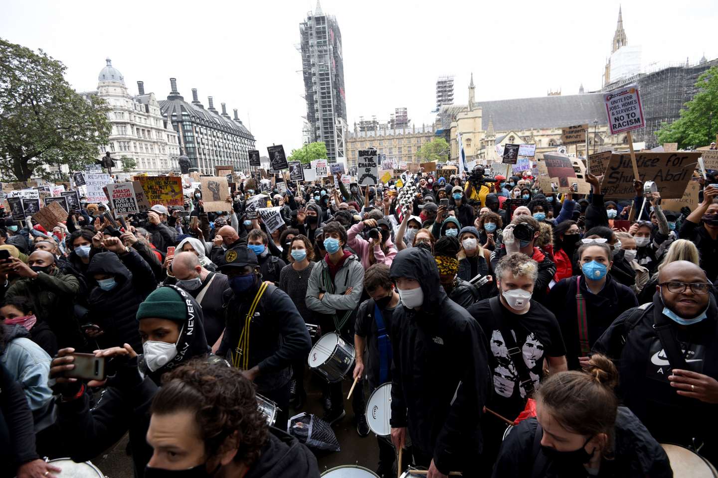Black Lives Matter demonstration in London