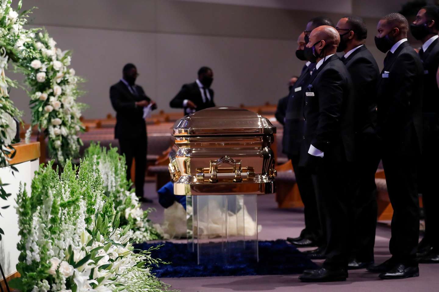 Private Funeral For George Floyd Takes Place In Houston
