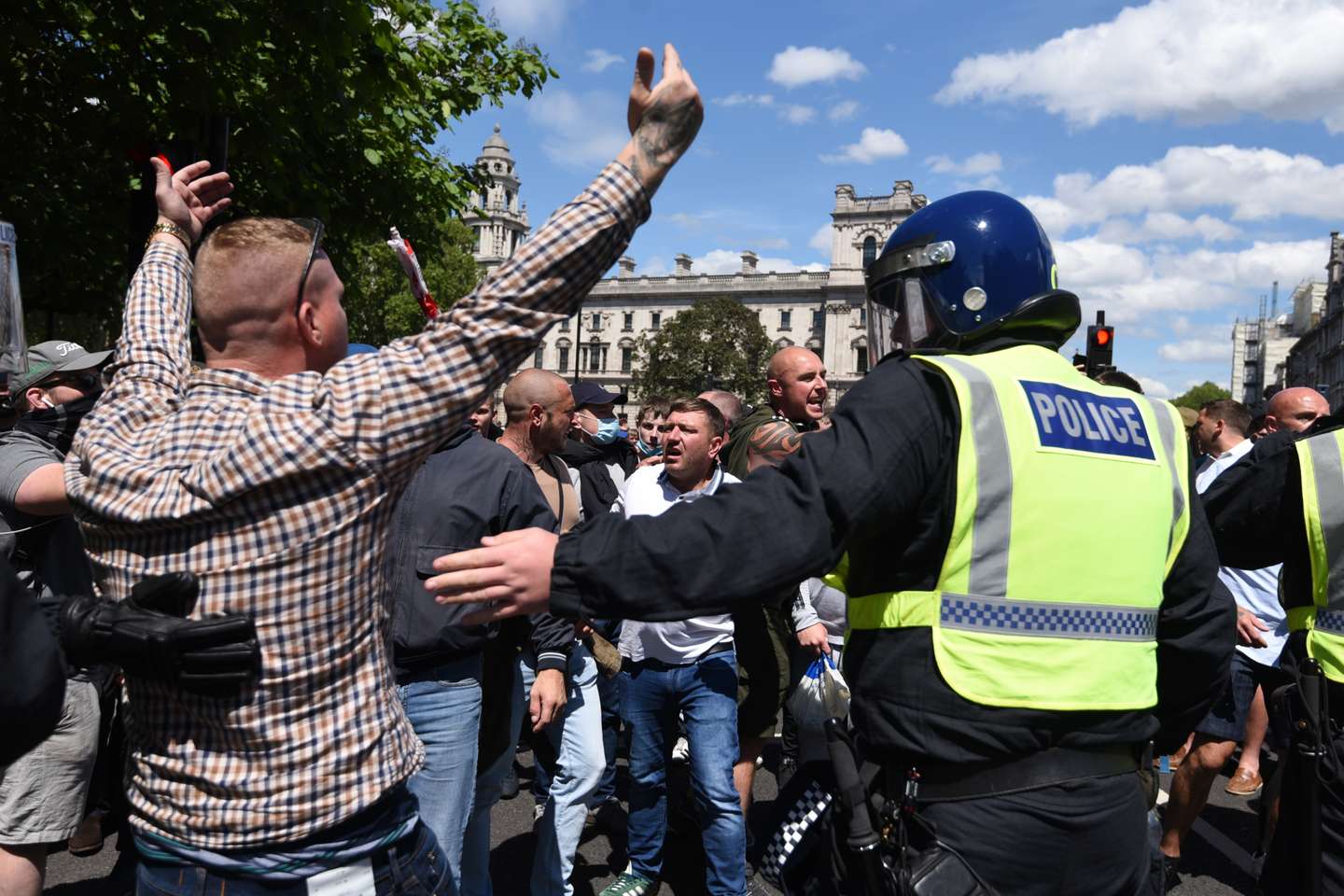 Demonstration at Parliament Square in London